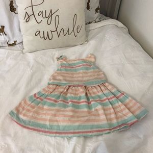 Adorable pastel striped Cherokee dress!💕